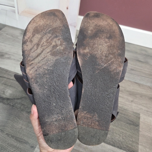 Donald J. Pliner Tall Leather Sandal Boots - Picture 10 of 10